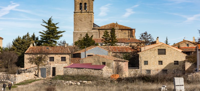 Pueblo de Medinaceli en Soria