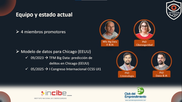 Diapositiva del equipo