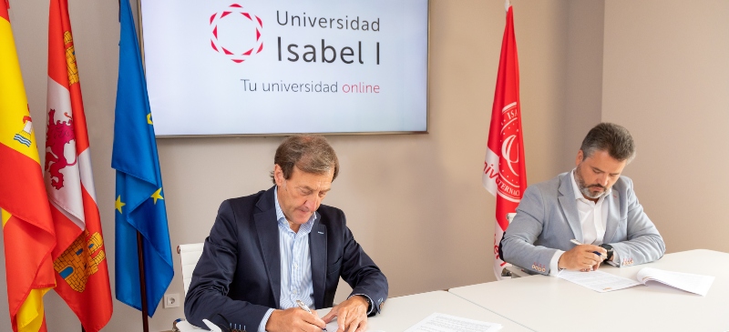 Firma de convenio entre la Universidad Isabel I y AEPV
