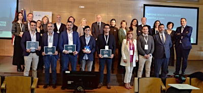 Tomás Román en la foto de familia