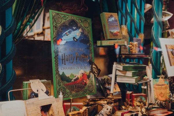 Artículos de Harry Potter en una tienda de Conven Garden en Londres