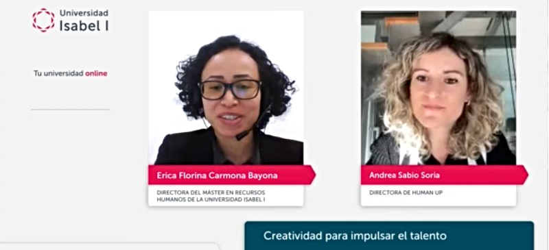 Participantes en el webinar