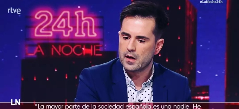Francisco Jorge Leira en 'La noche en 24' de RTVE