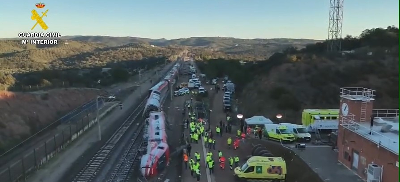 Imagen aérea ofrecida por el video de la Guardia Civil