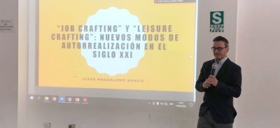 Jorge Magdaleno en su conferencia