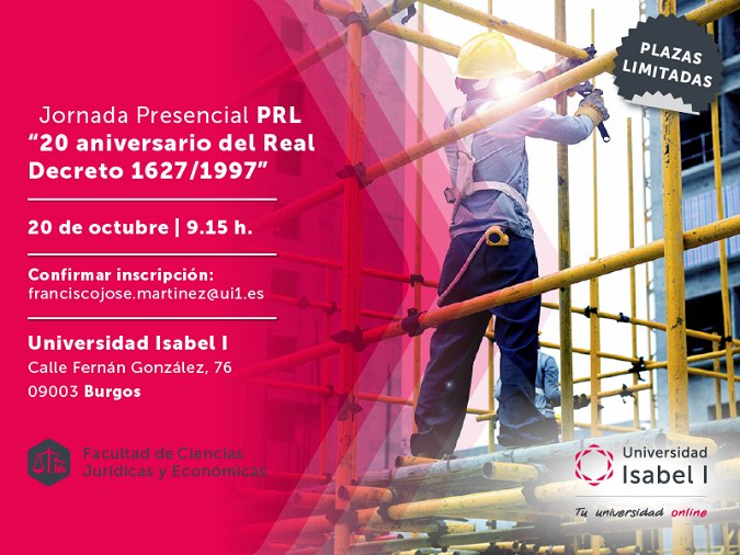 Universidad Isabel I, ui1, prl, master prl, prevencion riesgos laborales