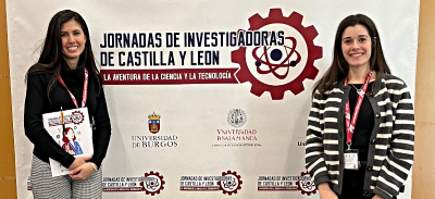 Selene y Blanca en las IX Jornadas Investigadoras de Castilla y León