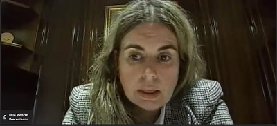 Julia Manero Izquierdo, abogada y experta en MASC en el Colegio de Abogados y Procuradores de Burgos