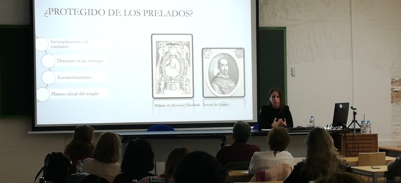 Laura Illescas durante su intervención en el seminario