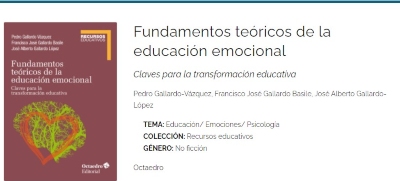 portada del libro de educación emocional