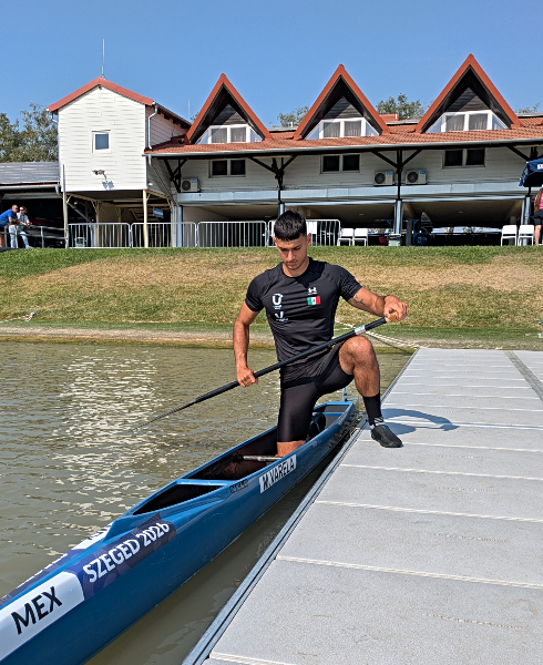 Marcos Varela en el mundial de piragüismo