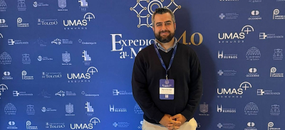 Marcos Iturriaga en la presentación de Expedición al Medievo 4.0