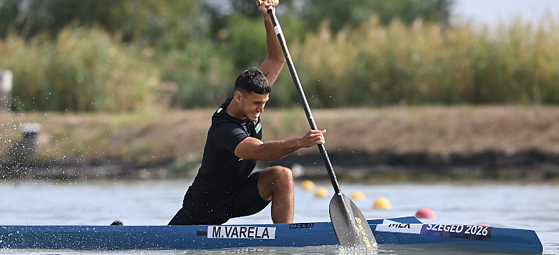 Marcos Varela en el Mundial de Hungría