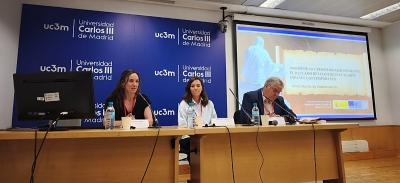 María Martín de Vidales en una jornada sobre proyecto ANTIMO