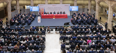 Acto de homenaje en la casa del cordón