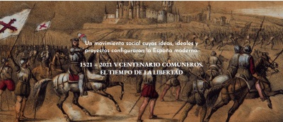 Imagen de la página web del Congreso V Centenario de los Comuneros