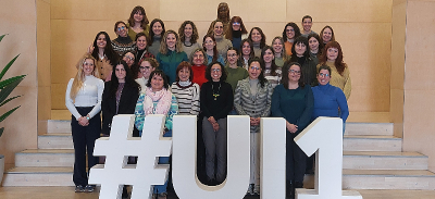 Equipo de mujeres investigadoras y docentes de la Universidad Isabel I