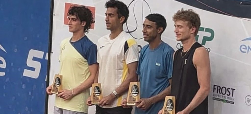 Mario Mansilla, subcampeón en el Torneo ATP Challenger de San Leopoldo (Brasil).