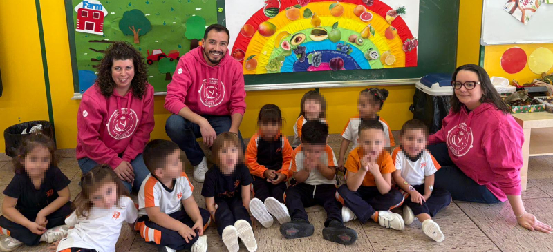 Actividad en colegio visitación