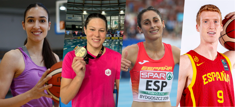 Deportistas becados en la Universidad Isabel I con el convenio firmado con el Consejo Superior de Deportes