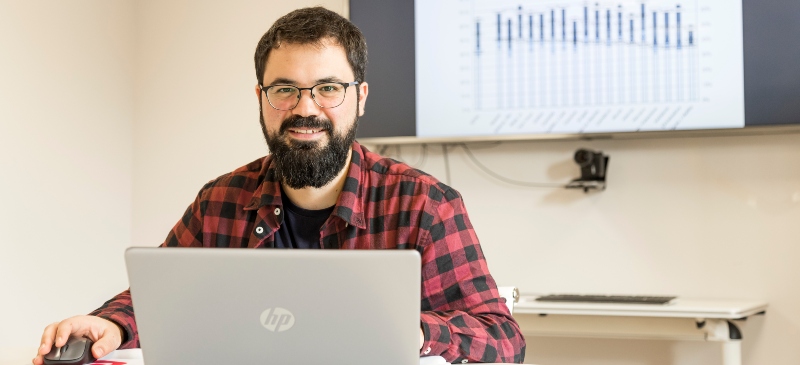 Daniel Barrientos, Coordinador del Máster en Formación del Profesorado en su lugar de trabajo