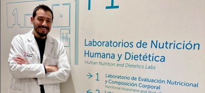 Patricio Pérez-Armijo, director del máster en nutrición y dietética para la práctica deportiva en los laboratorios de nutrición 