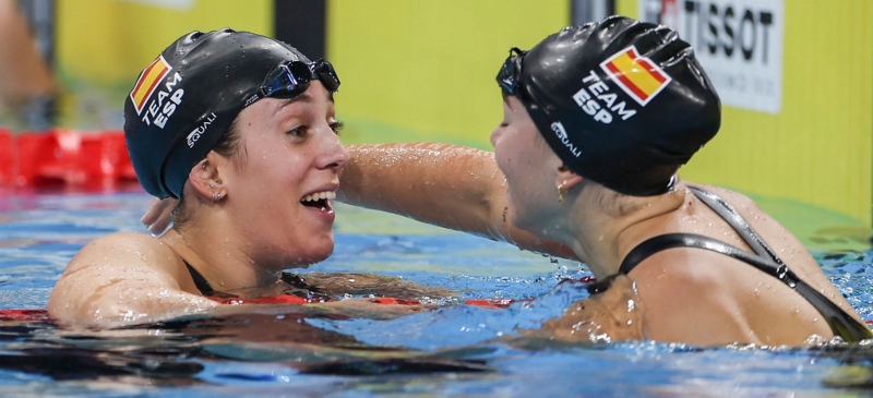 Nuria Payola celebra el bronce en Chengdú (China)
