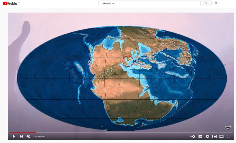 Imagen de Pangea, el primer supercontinente que existió en la Tierra.
