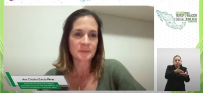 Ana Cristina García durante su intervención en el foro