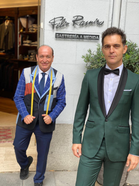 Félix Ramiro y el actor Pedro Alonso