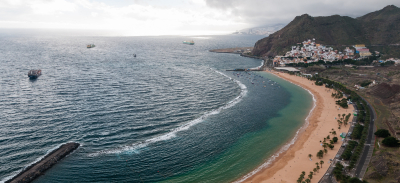 Playa de las Teresitas en Santa Cruz de Tenerife