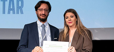 El profesor Rubén Tino recibe el premio en Prevencionar 2025