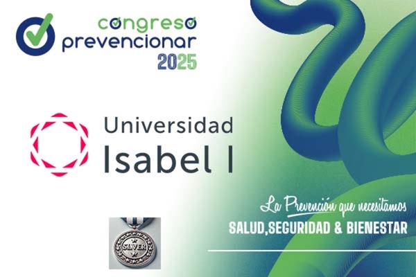 Medalla de plata de la Universidad Isabel I en Prevencionar