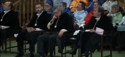 Alberto Gómez Barahona en la ceremonia de apertura del curso en cyl 23-24