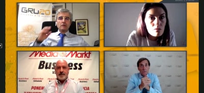 Imagen del grupo 20 en la conferencia sobre digitalización y futuro