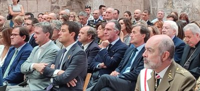 rector en acto de la policía nacional