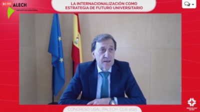 Alberto Gómez Barahona, rector de la Universidad Isabel I, en la conferencia Palech