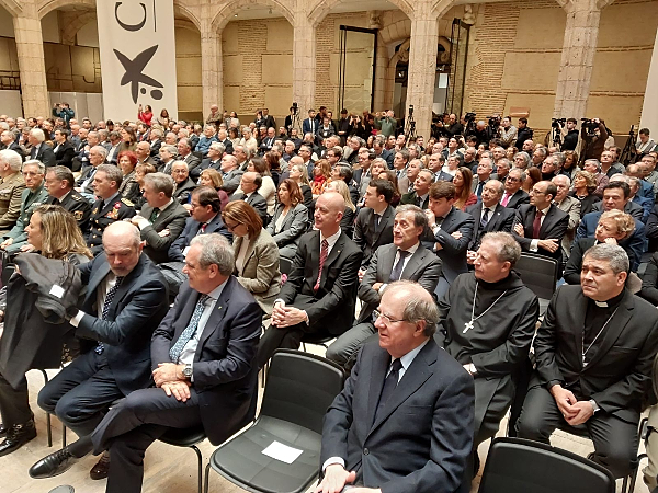 El rector en el acto