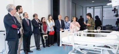 Rector y Patricia en el encuentro