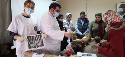 Trabajo de Ricardo Ortega en Egipto.