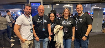 Amalia Orúe con otros profesionales de la ciberseguridad en RooterCON Madrid 2026