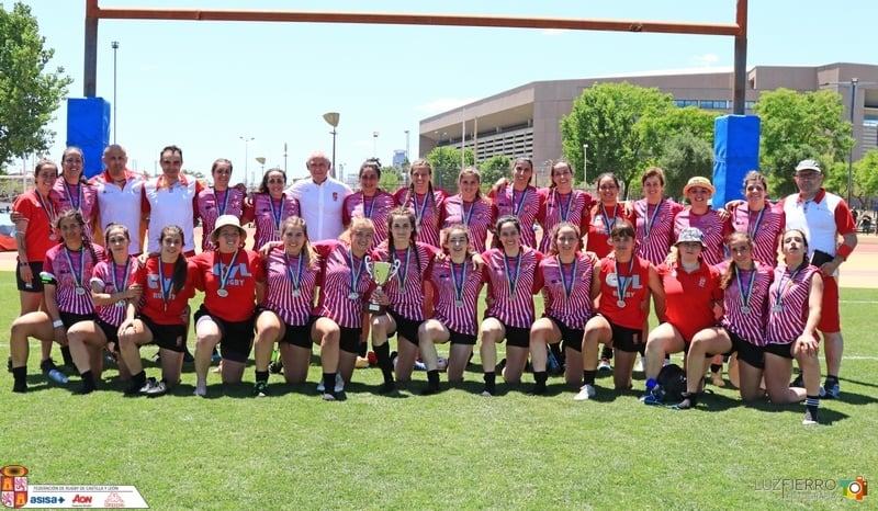 El equipo de Castilla y León de Rugby femenino 2021
