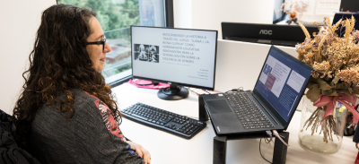 Seila López en la Universidad Isabel I