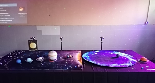 asi es el sistema solar a escala