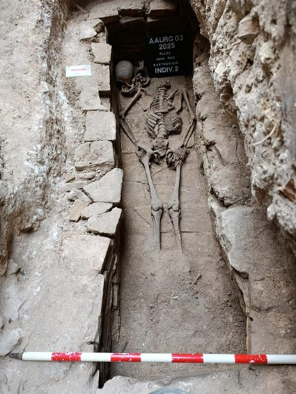 Tumba en la Plaza Juan Ruiz de Castroviejo