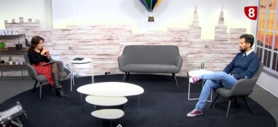 Víctor Rodríguez en el Magazine de la 8 burgos