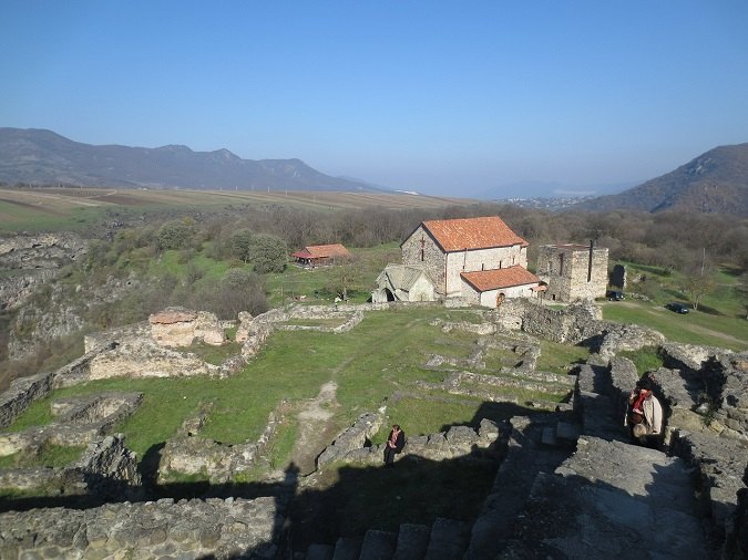 Vista general del yacimiento prehistórico de Dmanisi