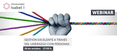 Carátula del webinar sobre liderazgo