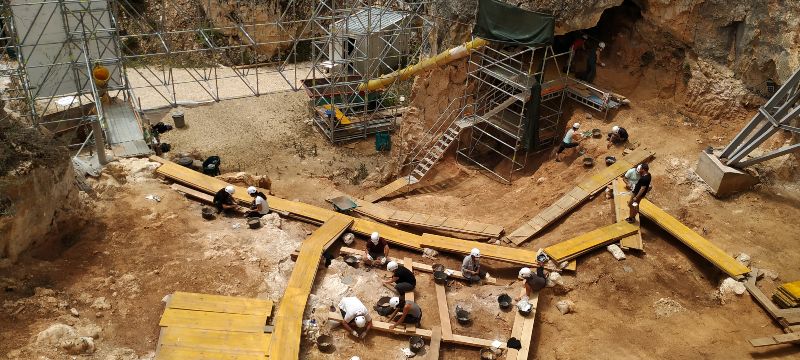 Excavaciones en la Sierra de Atapuerca