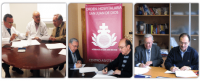 Firma de los diferentes convenios de colaboración con los centros sanitarios de San Juan de Dios de Burgos, Palencia y Valladolid